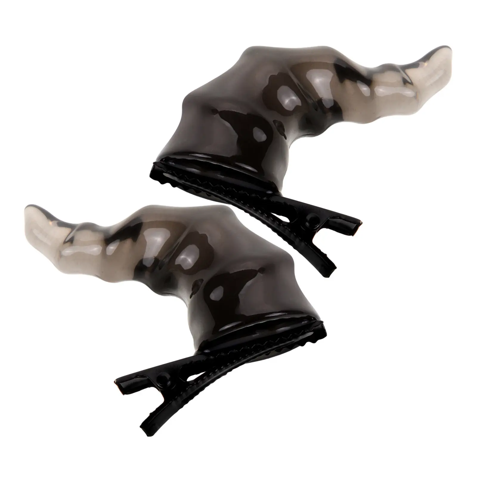 

2Pcs Fake Evil Ears Hair Clip Lifelike Pointed Horns Comfortable Reusable Dress Up Prop for Halloween Christmas Cosplay Festival