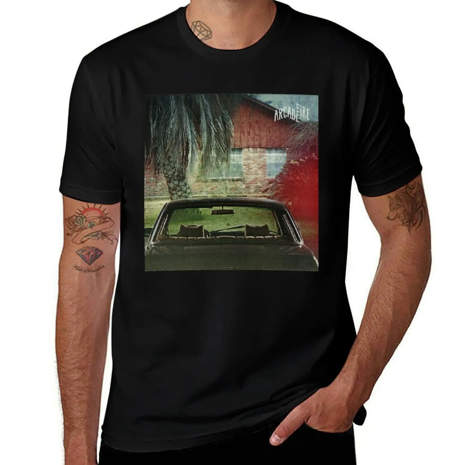 

Arcade Fire The Suburbs Classic T-Shirt man t shirt luxury man tshirt