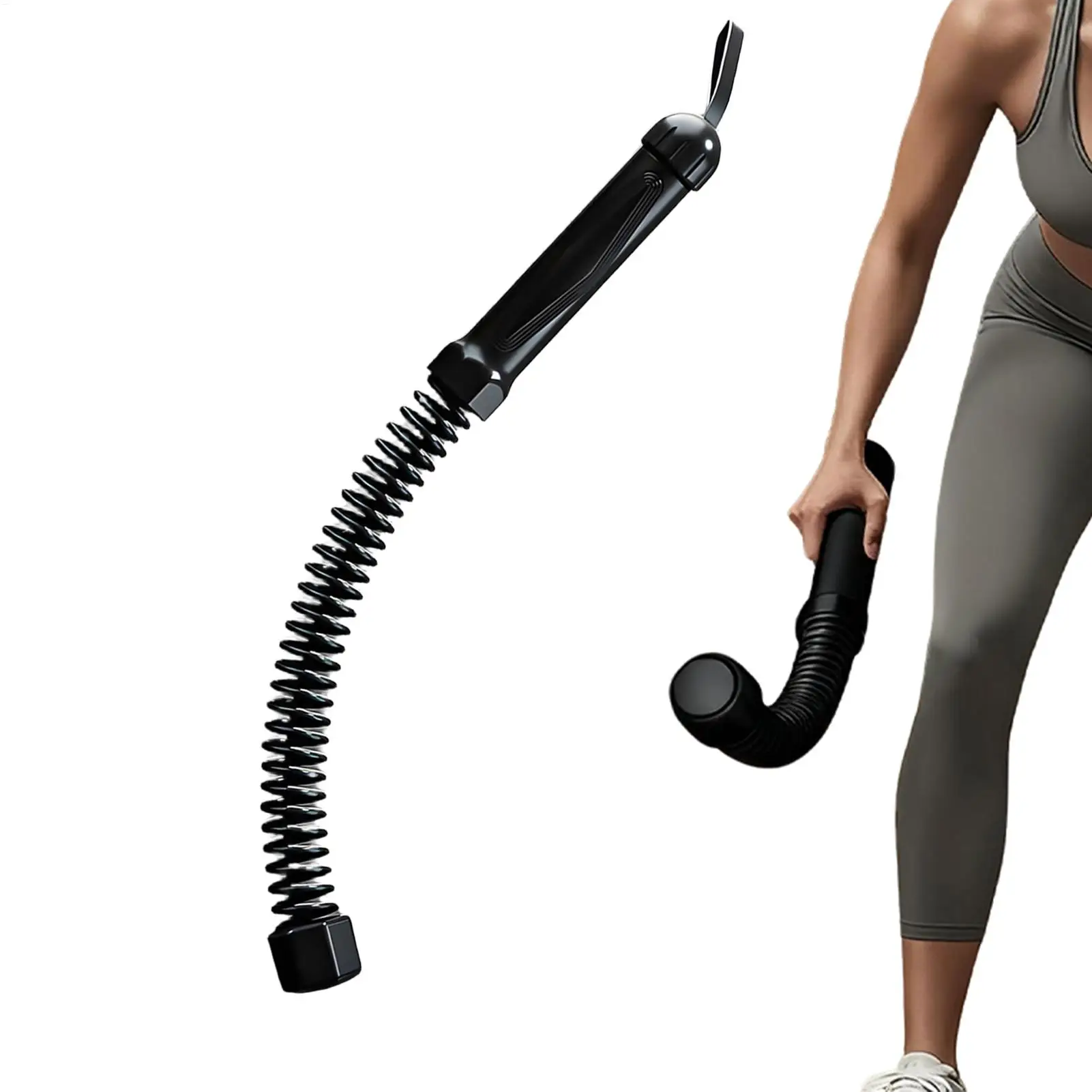 Wireless Battle Rope Workout Equipment Workout Rope for Indoor Home Gym Fitness Apartment Living Room Boxing Adults Athletes
