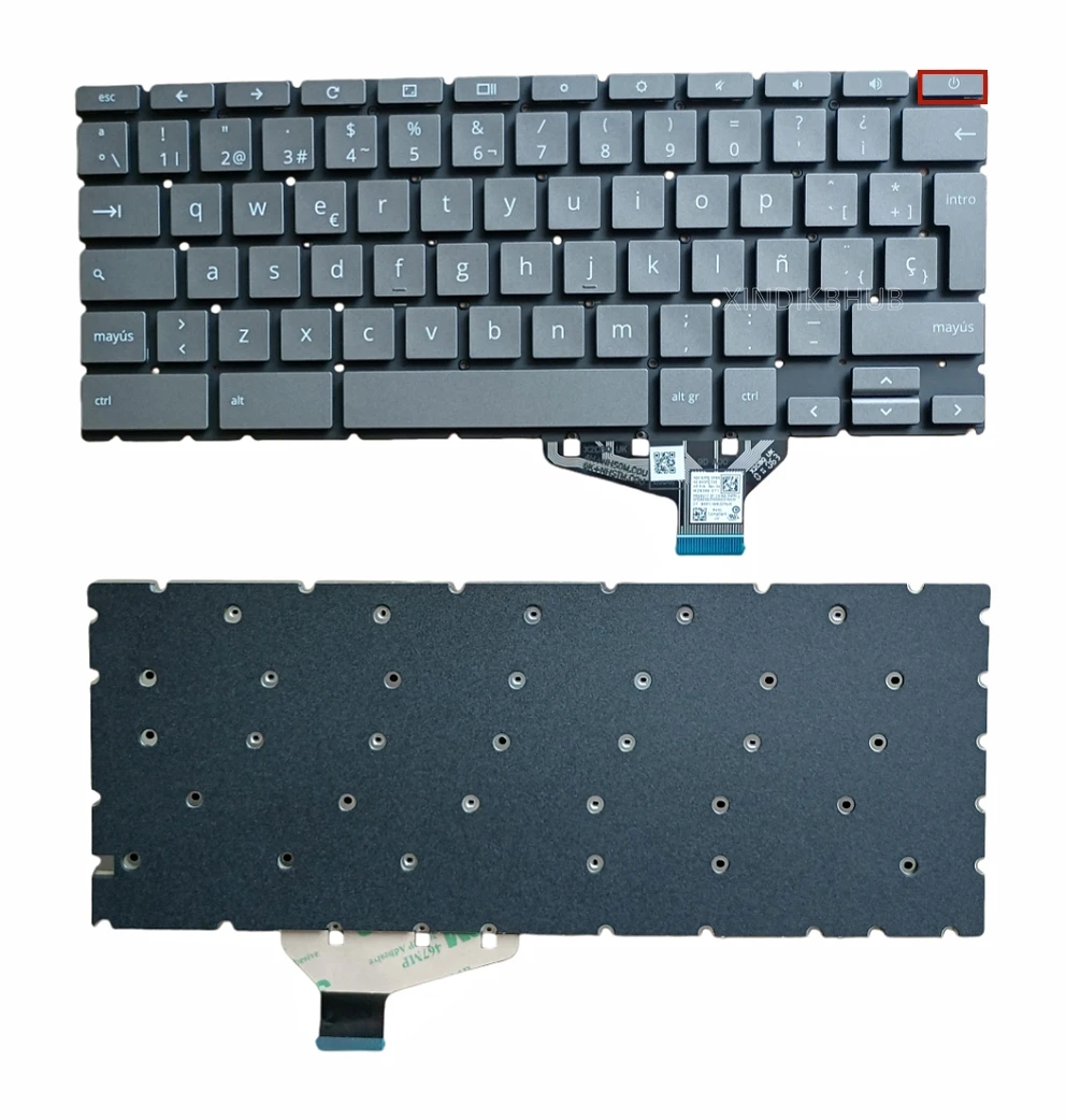 

For HP Chromebook X360 14C-CC SP/España NO Backlit Keyboard With power button