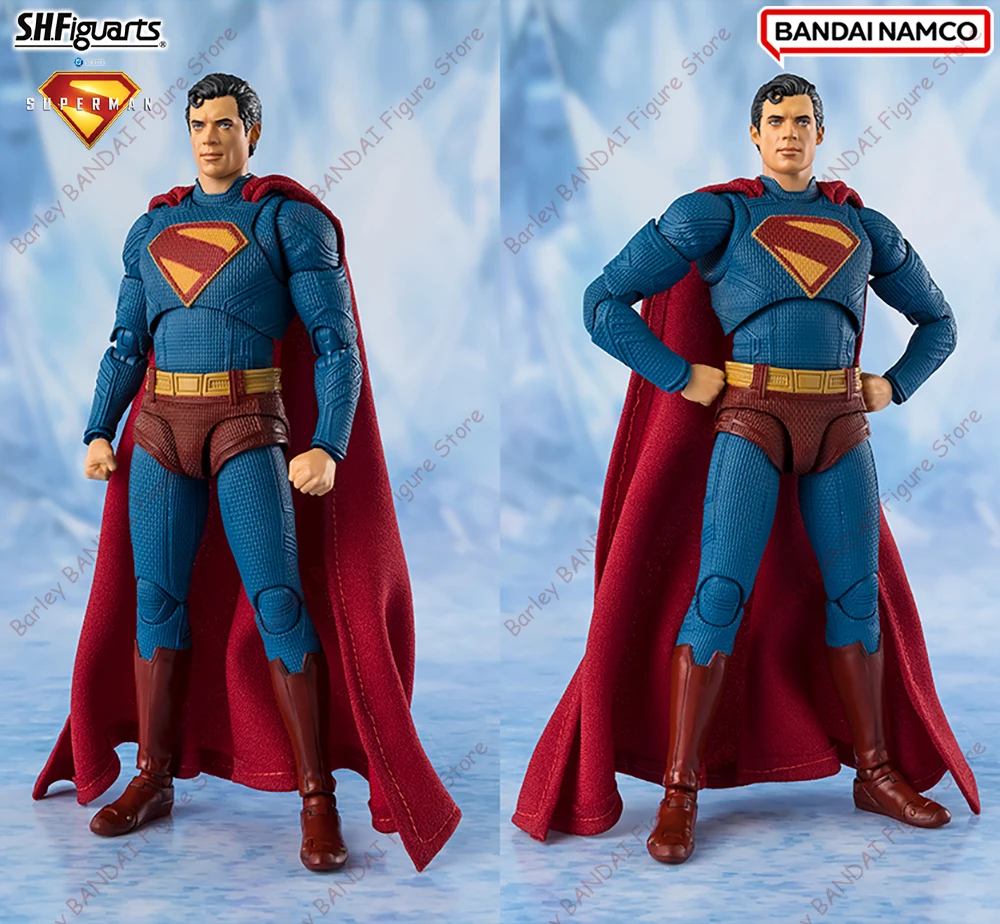

В наличии: BANDAI 2025 Супермен S.H.Figuarts — коллекционные аниме-фигурки Супермена, модельные игрушки, праздничные подарки для детей