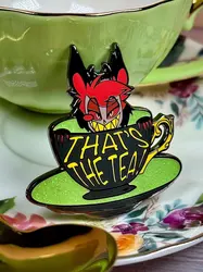 Teacup Alastor Hard Enamel  Pin — That’s the Tea!