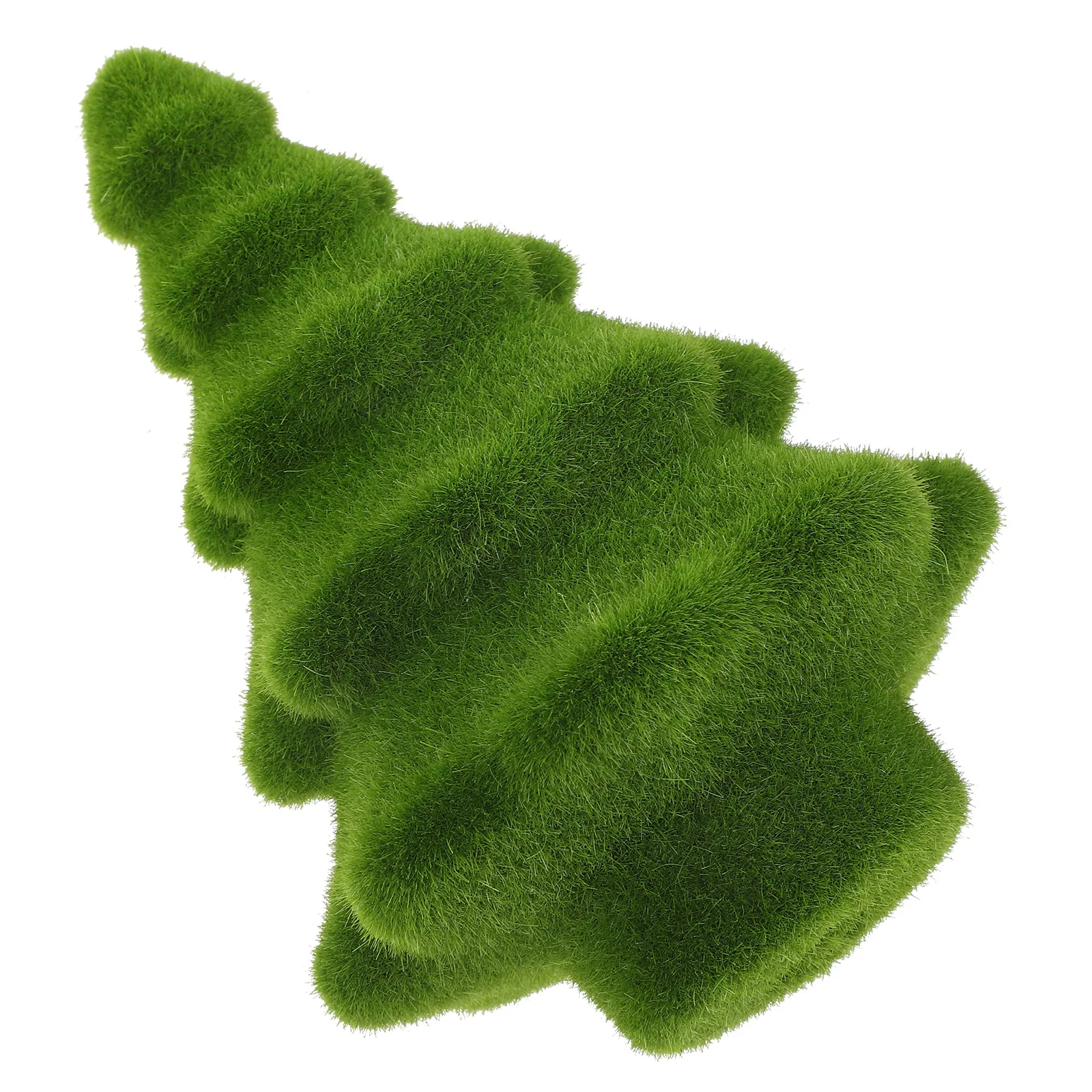 

Miniature Flock Christmas Tree Simulated Mossy Tabletop Desktop Xmas Tree Decor 27x16cm Artificial Xmas Ornament Christmas
