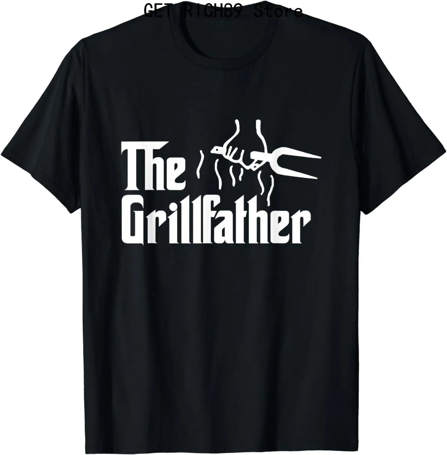 

Трендовая футболка с коротким рукавом The Grillfather для мужчин и женщин, крутая и удобная футболка большого размера