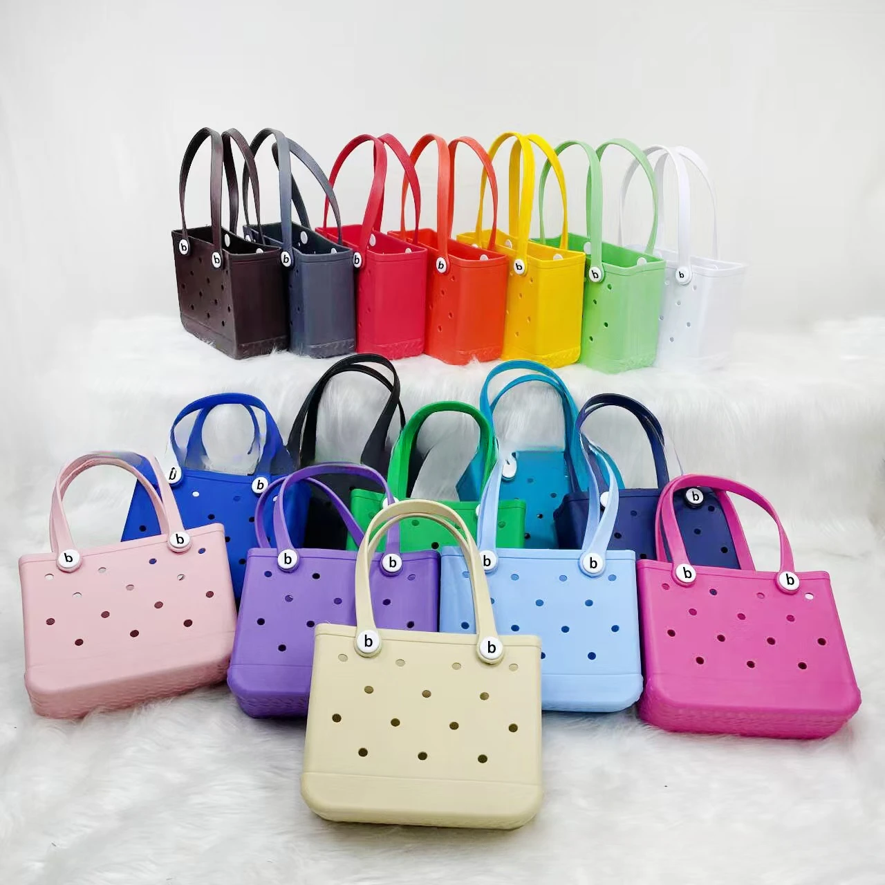 

Factory Spot Eva Hole Bag New I Travel Storage Bag Waterproof Wear-resistant Swimming Beach Bag