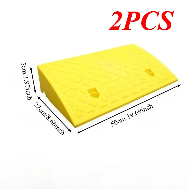 Draagbare drempelhelling 3-10cm antislip rubberen stoeprandhelling voor auto's, scooters, rolstoelen, huisdieren, deuropeningen, opritten