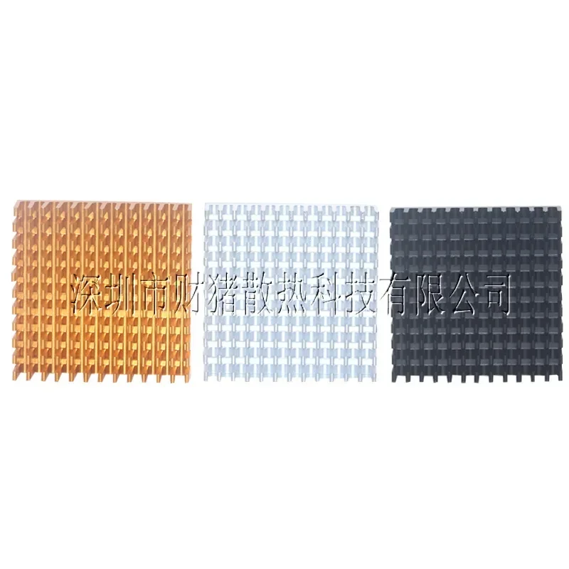 k 2pcs 40 * 40 * 11mm aluminum heat dissiktion chip 4010 fan special radiator power amplifier radiator