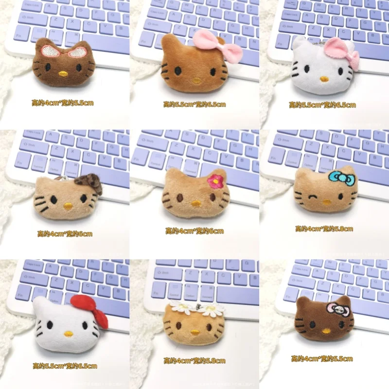 

2pcs Hello Kitty Keychain Cartoon Women Cute Accessories Shoulder Bag Clothes Doll Children Toy Decoration Girl Gift Wholesale