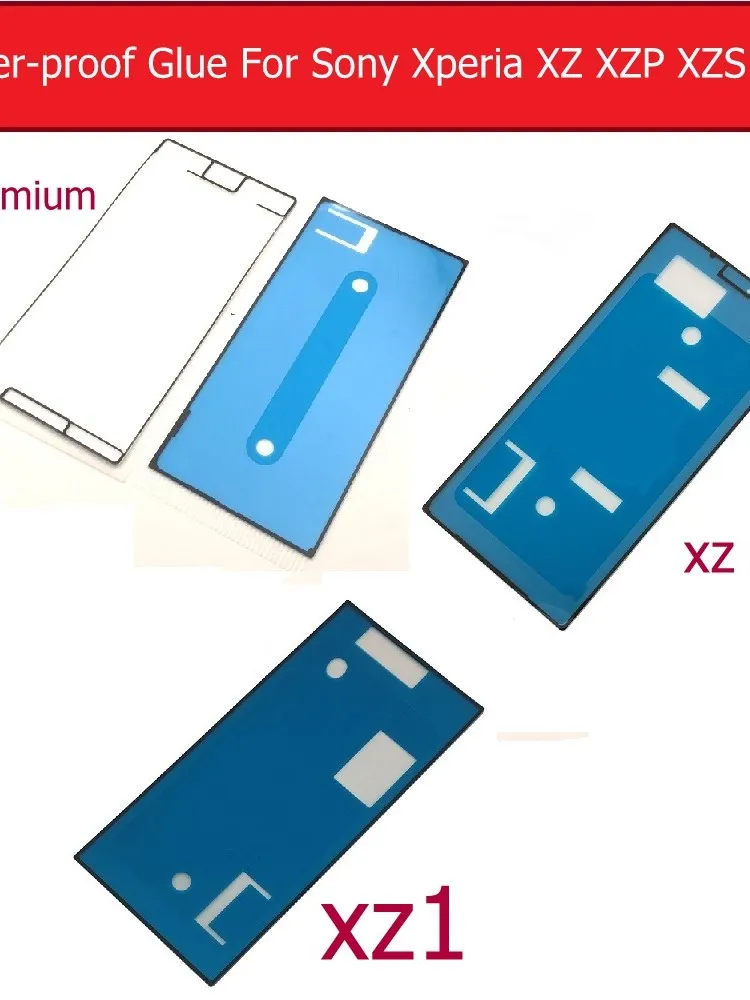 Oryginalny przedni wyświetlacz LCD Lcd wodoodporny klej do Sony Xperia XZ Premium XZ XZS XZ1 kompaktowy tylna pokrywa taśma klejąca naklejka — zdjęcie 2