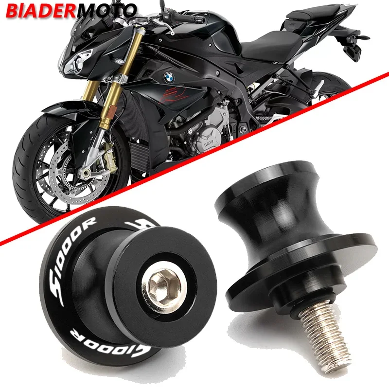 

2023 New For BMW S1000R S1000 R S 1000R 2014-2022 Accessories Motorcycle 8mm CNC Swingarm Spools Slider Stand Screws With Logo