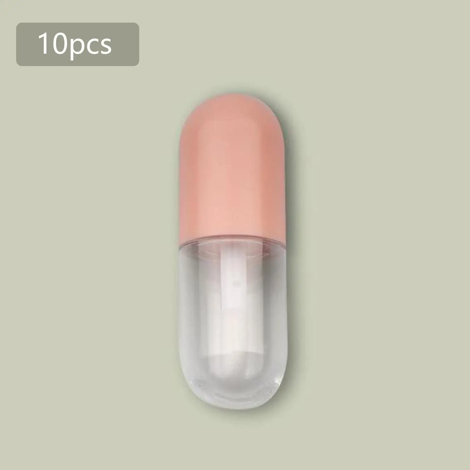 Contenitore per campioni cosmetici con capsula carina per lucidalabbra, trasparente, da viaggio, per accessori per borse per il trucco