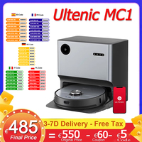 Ultenic MC1 Robot Vacuum Cleaner with Fully-Automatic Station 5000Pa Suction Dual-Rotating Mopping Hot Air Drying