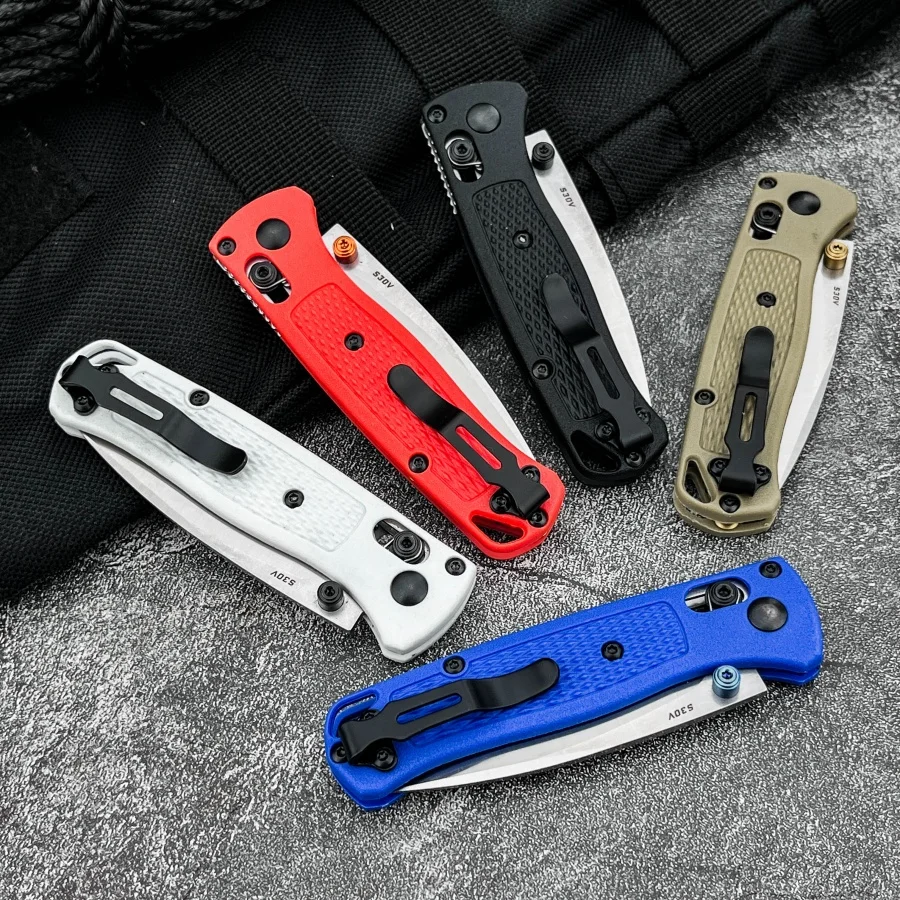 BM 533 المدمجة سكين للفرد S30V شفرة فولاذية في الهواء الطلق التخييم التنزه EDC أدوات إنقاذ سكين صيد تكتيكي للرجال كهدية