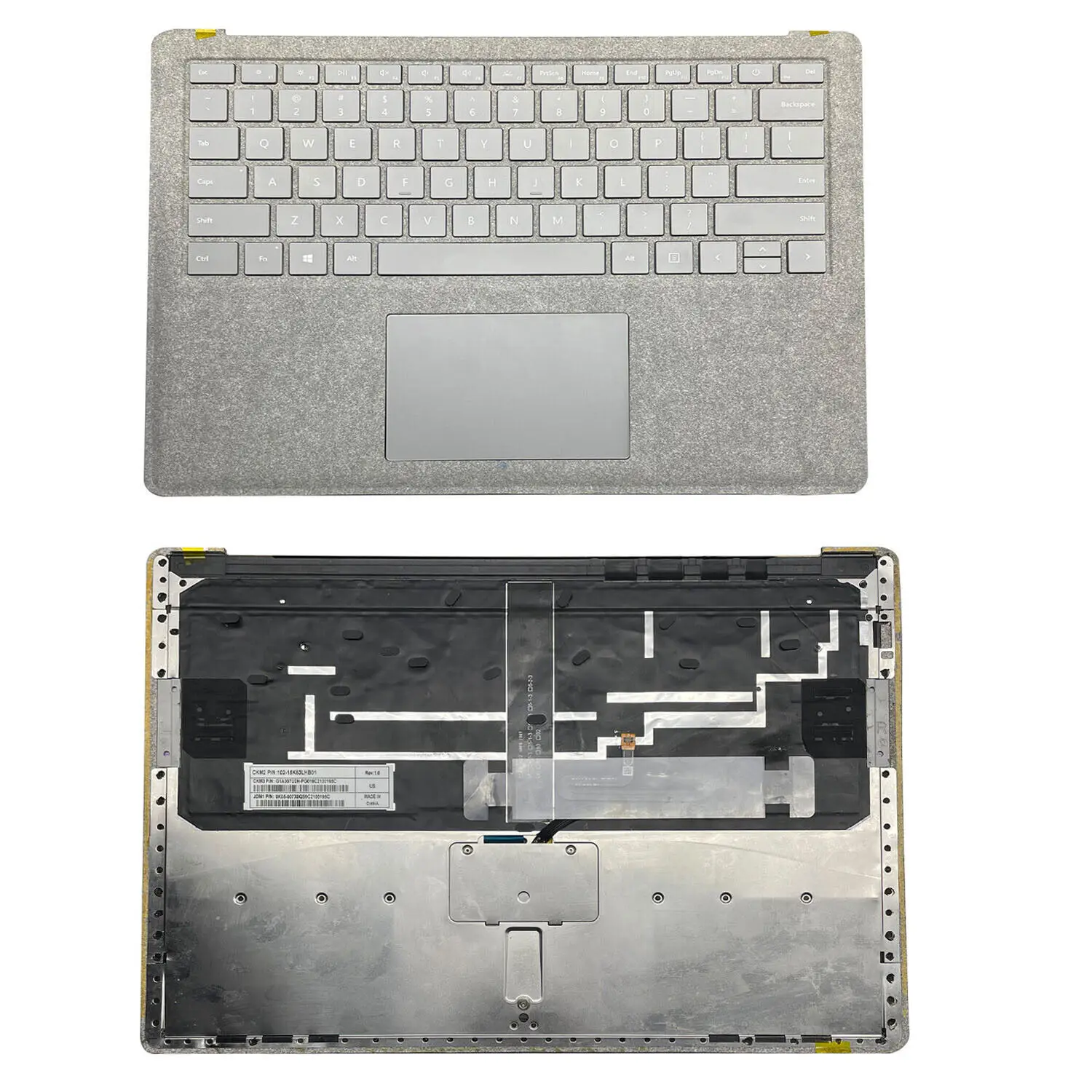 

Для Microsoft Surface 1st 2nd 1769 Тачпад с упором для рук и клавиатурой с подсветкой Серый США