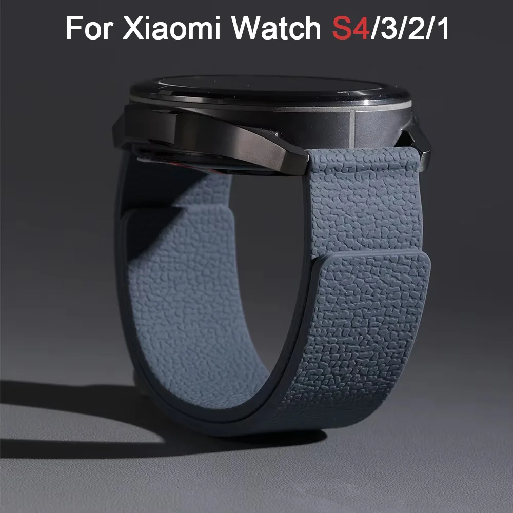 �y�Z�[�����z18mm 20mm 22mm ���C���[�v�X�g���b�v Xiaomi Watch S4 41mm�p �V���R�����C�`���u���X���b�g Correa miband S4 S3 S2 S1 46mm�o���h