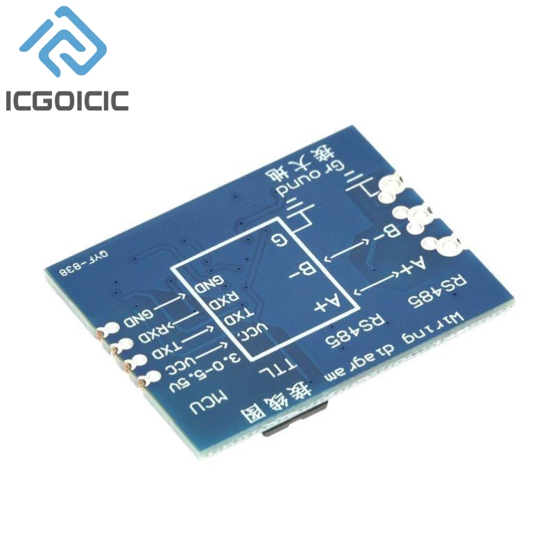 3.3V 5V TTL UART To RS485 Isolated Interface Converter Module Single-chip Serial Port UART Industrial
