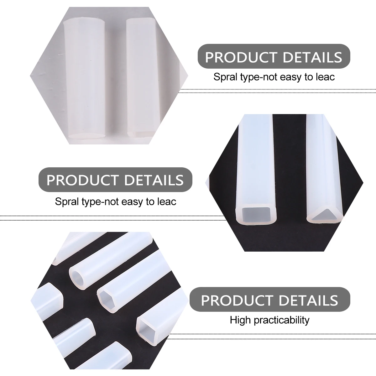 

Crystal Epoxy Mold Pendant Handicraft Tool Jewelry DIY Kit Strip Silicone Molds Accessory
