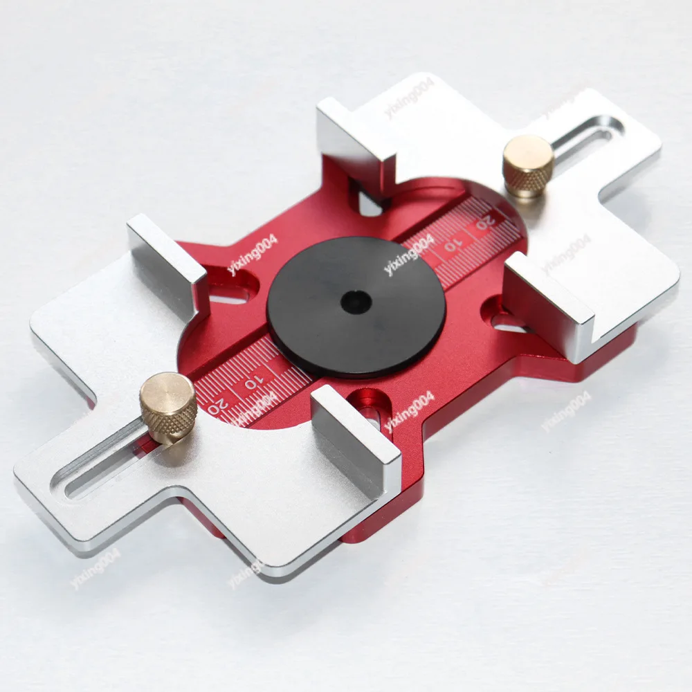 2-in-1 Wood Grooving Locator Precision Drilling Auxiliary Woodworking Tool