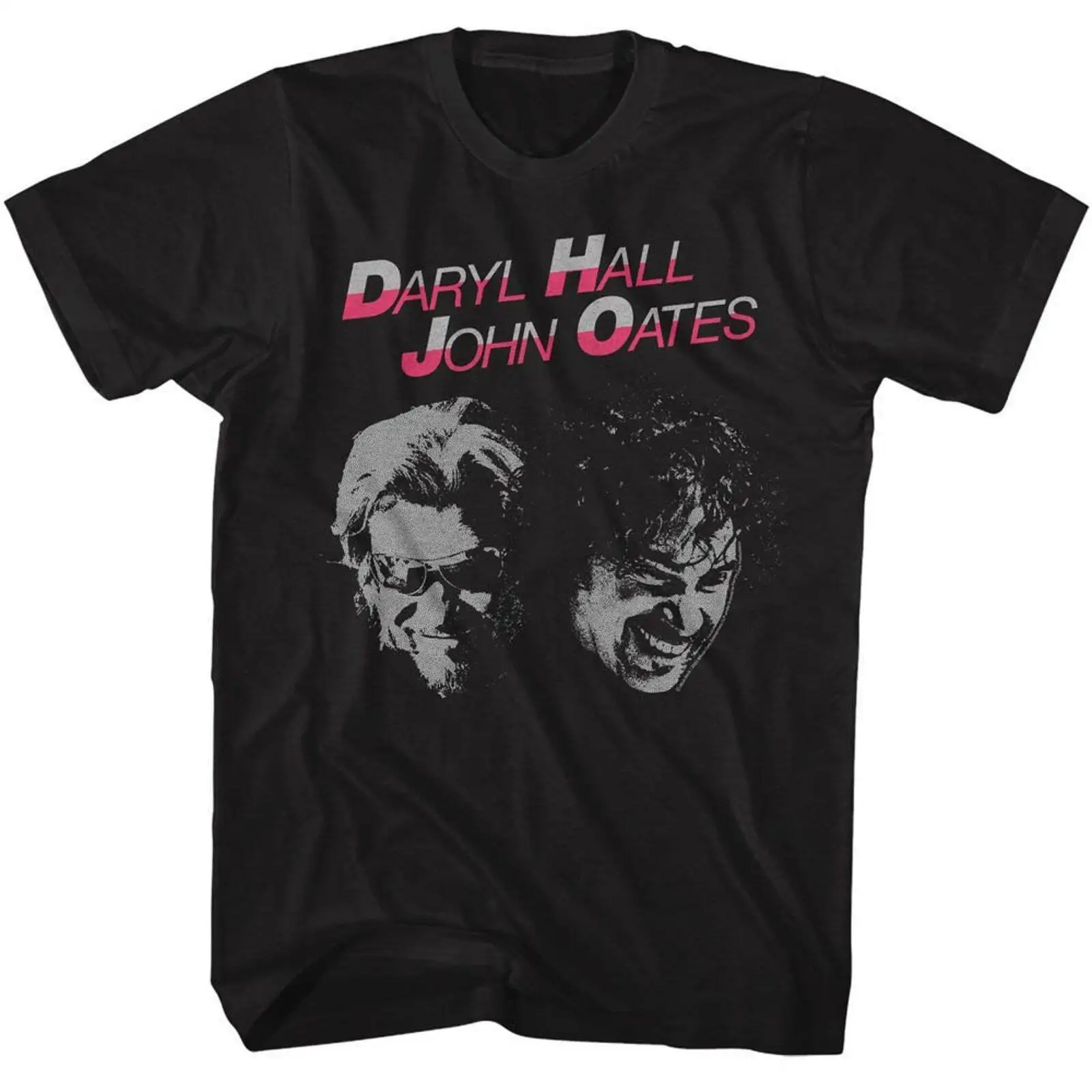 

Hall And Oates Two Bros Smiling Black T Shirt