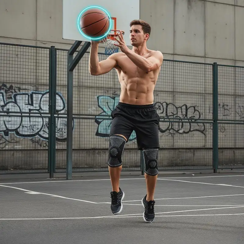 1-par-de-joelheiras-com-suporte-de-360-​​graus-para-os-joelhos-tecido-flexivel-confortavel-e-antiderrapante-para-corrida-basquete-e-levantamento-de-peso