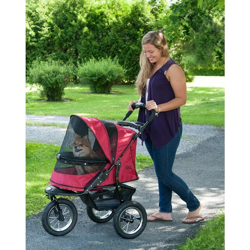 Zipperless Entry, Easy One-Hand Fold, Jogging Tires, Removable Liner, Cup Holder + Storage Basket, 2 Models, 4 Colors