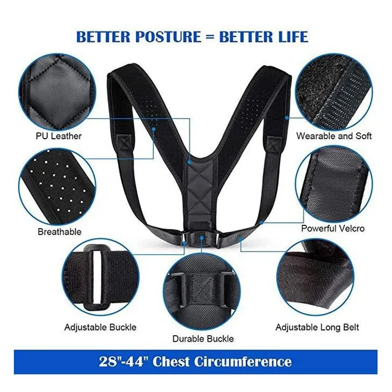 New Adult Body Shapers Back Support Brace Belt Corset Posture Corrector Shapewear Children Shoulder Sport Safety Orthopedic Belt