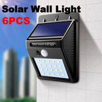 30 LED Solar Wall Light Motion Sensor Stainless Steel Step Lights Solar Powered Sunlight Street Lamp Outdoor Garden Decor Lamp