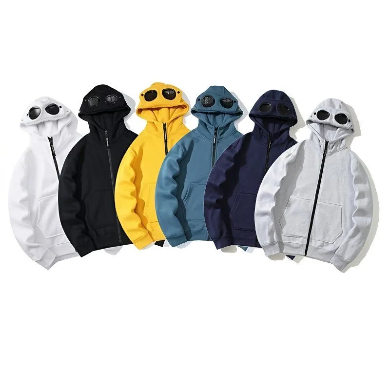 2026 Spring and Autumn New Release Fashion Brand Trendy Style Men's Casual Couple Same Style Round Lens Style Cotton Hoodie