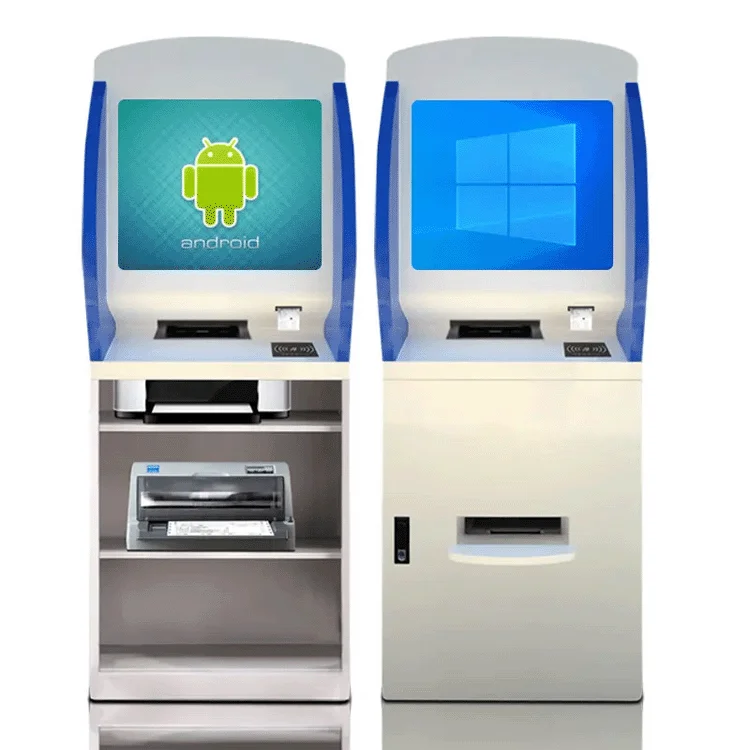 Interactive Self-Service Payment Kiosk with Touchscreen Barcode Reader SDK Functionality