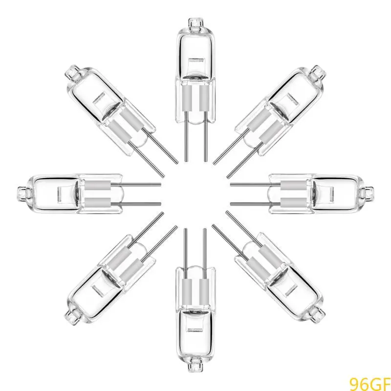 96GF Small Microwave Oven Lighting Bulb Led Bulbs with 2-Pin 12V 20W 10W High Temp Appliance Lighting Bulb for Replacing Old