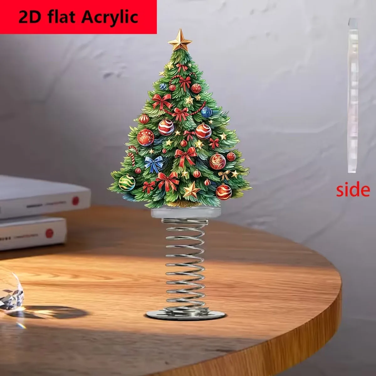 Christmas Car Ornament, Festive Swing Christmas Tree, Car Interior Atmosphere Decoration, Holiday Accessory