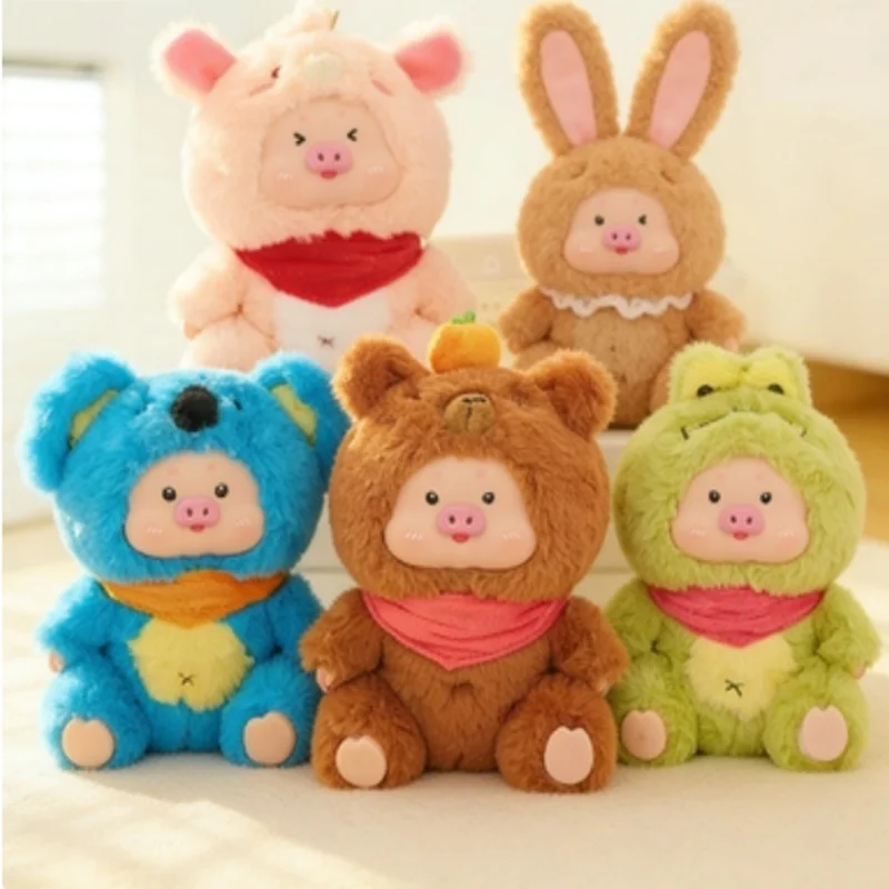 

Kongjin Star Pig Paradise Plush Blind Box Keychains Costume Series 6 Regular 1 Styles Bag Pendant Girls Birthday Gift Toy