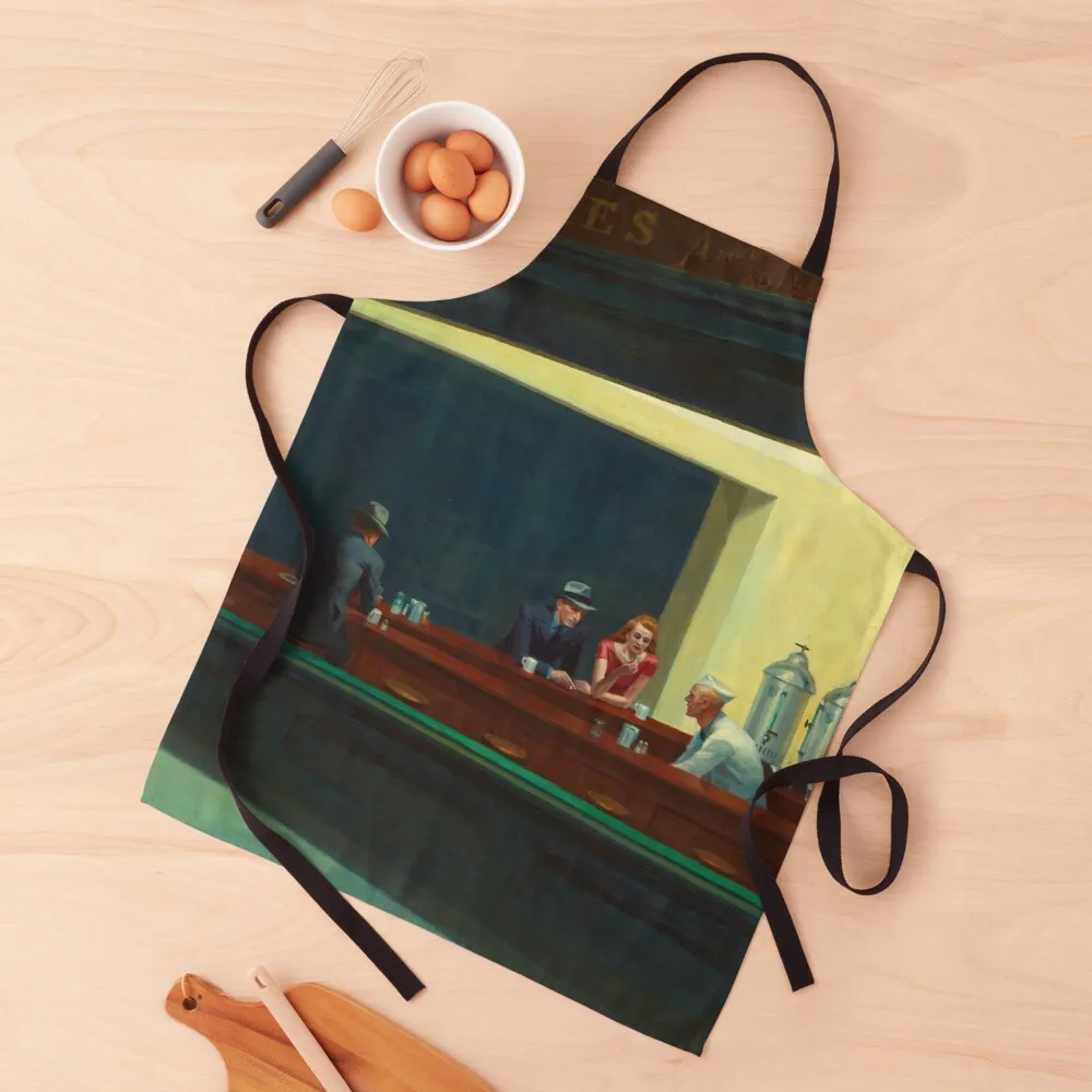 

Nighthawks by Edward Hopper 1942 Apron home innovative accessories kitchen apron ladies cooking apron