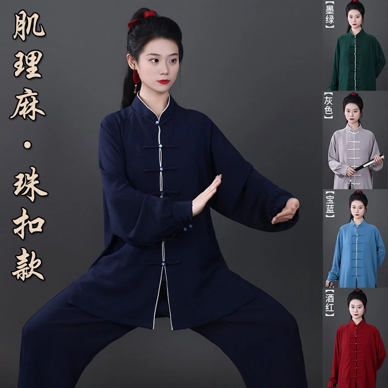set-uniforme-premium-unisex-per-pratica-di-tai-chi-kung-fu-2025-nuovo-tessuto-traspirante-in-misto-cotone-per-competizioni