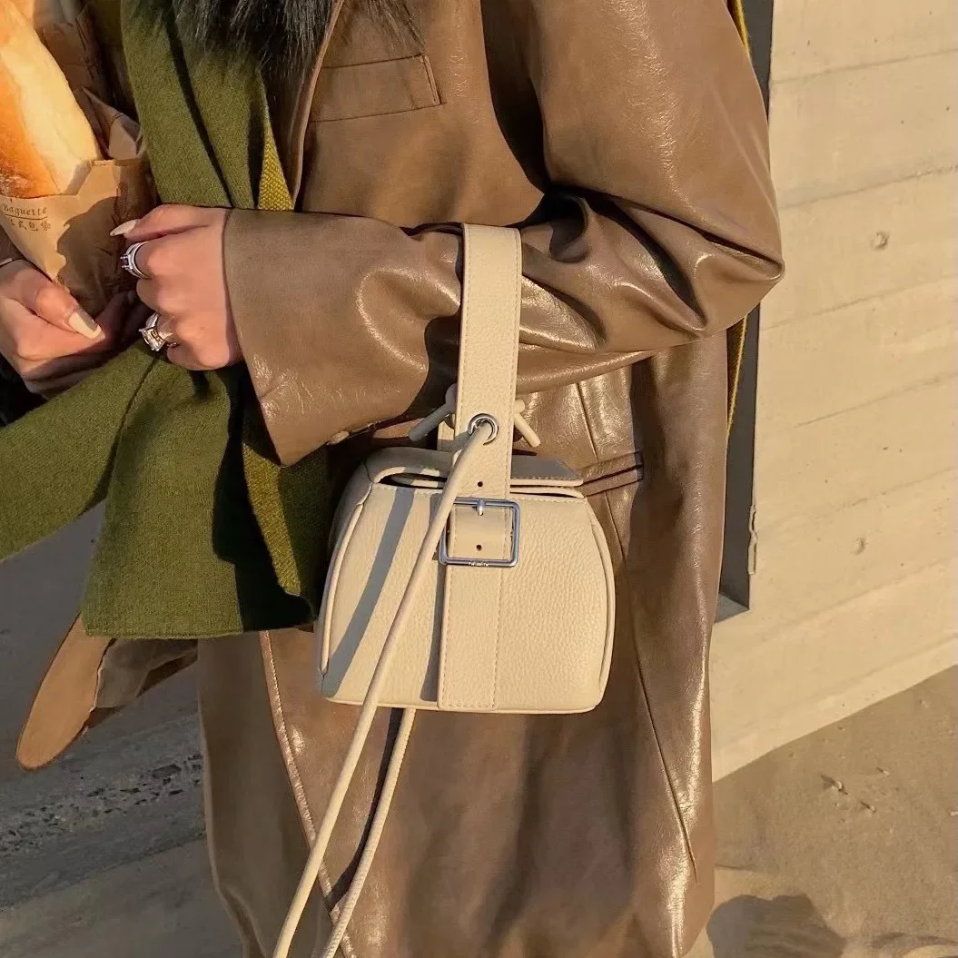 Sacs à main en forme de boxe en cuir véritable pour femmes, cuir de vache véritable, petits sacs à bandoulière, sacs de rencontre