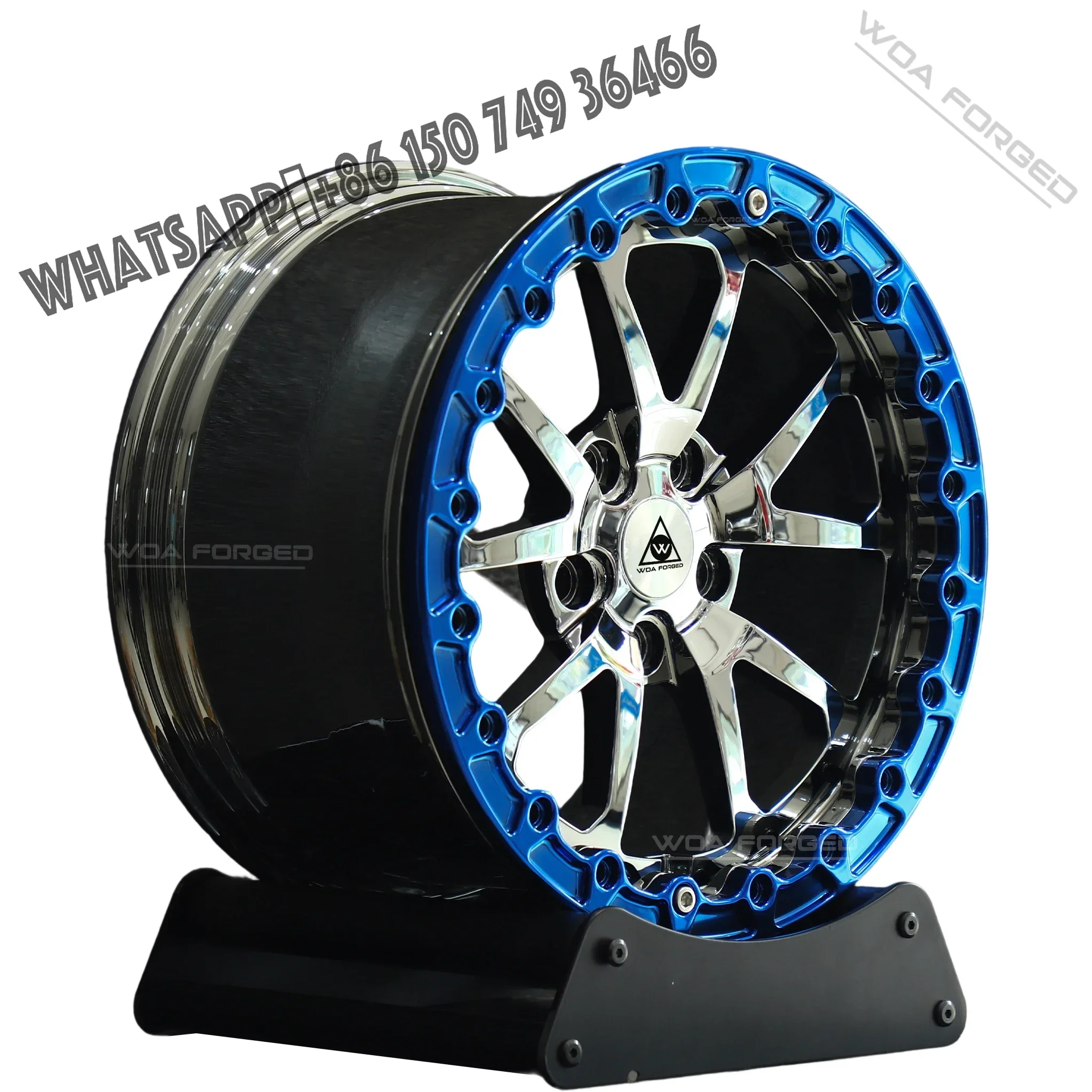 WOAFORGED Pearl Lock Racing Wheel 2-piece forged custom wheel 15 17 18 inch 6061-T6 surround component gt-r R8 911 wheel
