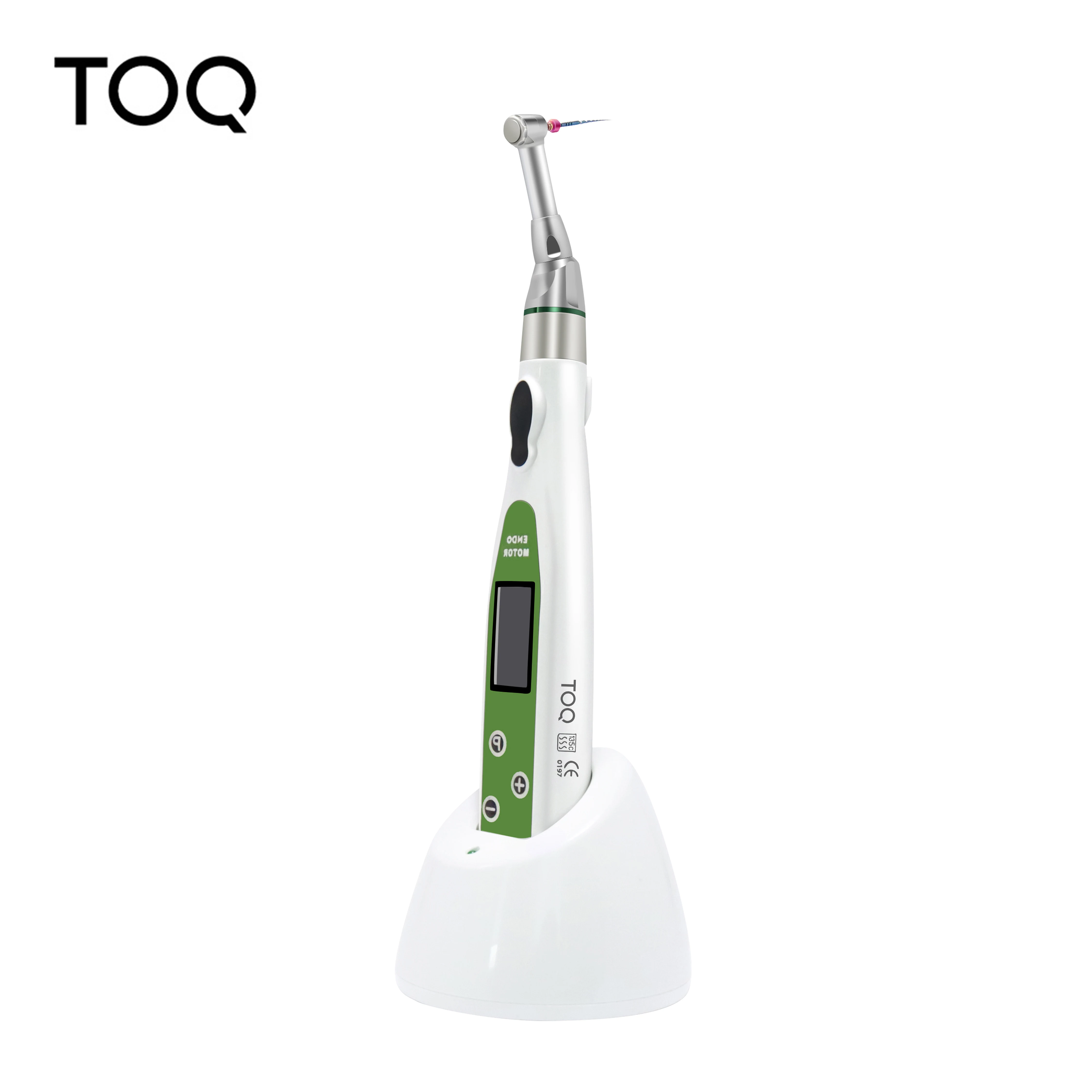 Dental Wireless Endo Motor Smart with LED Light 16:1 Reduction Contra Angle Endodontic Instrument