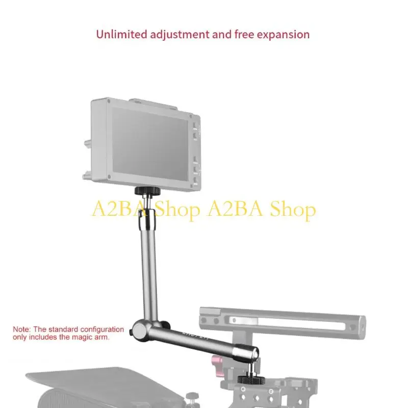

A2BA Регулируемый рычаг позиционирования 7/11 дюймов для фотографии Алюминиевая конструкция Шаровая головка с нагрузкой 10 кг с