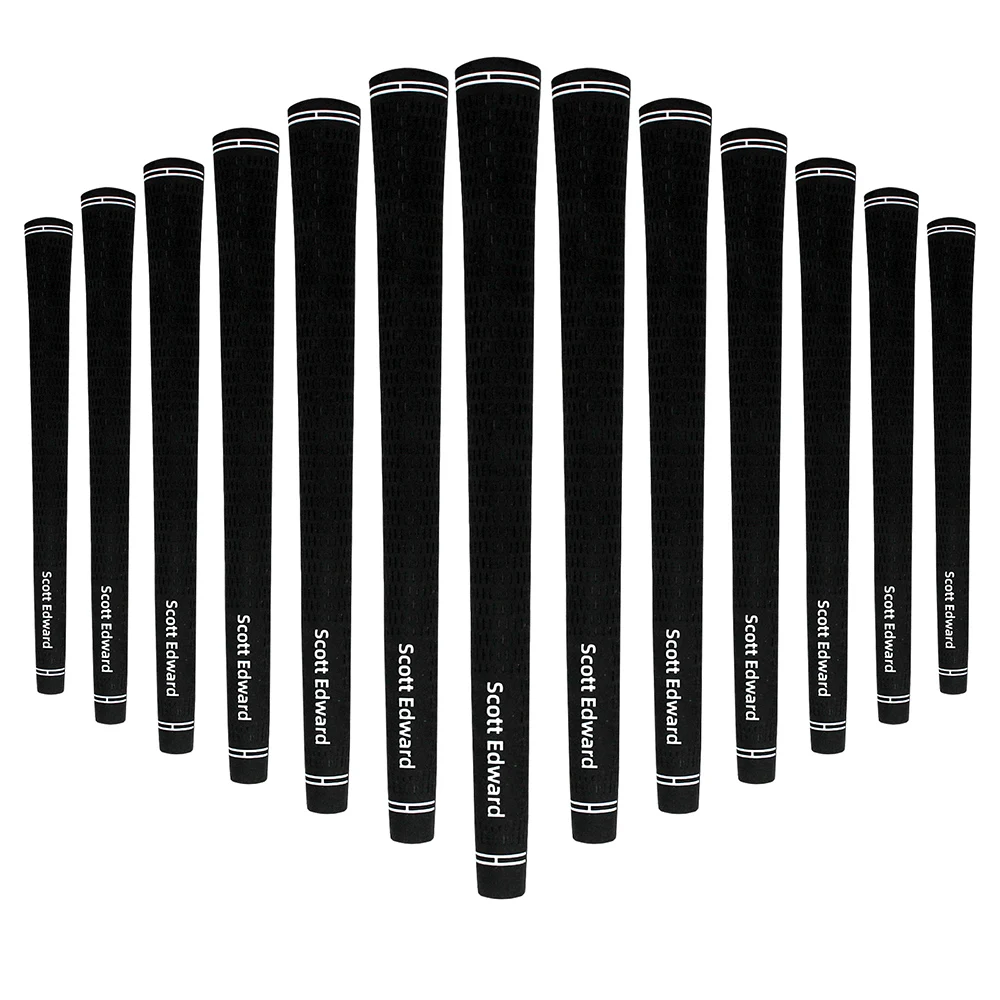 Padrão Golf Club Rubber Grip Set, Midsize Jumbo, de alta qualidade, Driver de madeira e Ferros, 13pcs