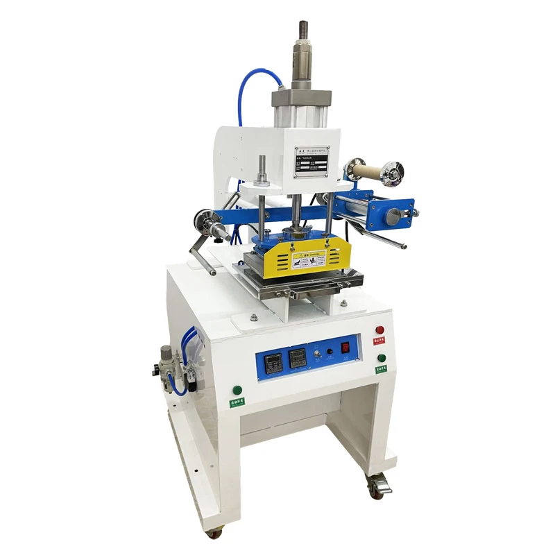 250*150 Pneumatic Custom Copper Mold Gold Foil Hot Stamping Machine for Letters Gift Cards