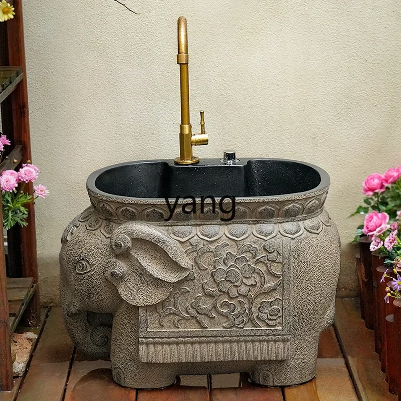 LTT Outdoor Mop Pool Garden Pool Basin Household Sink