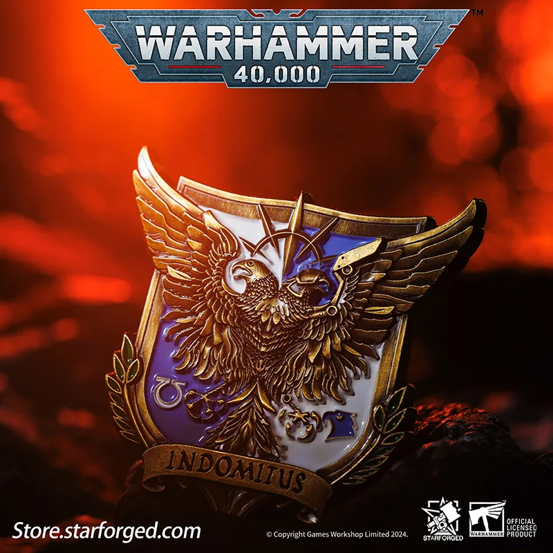 Starforged Brooch Roboute Guilliman Indomitus Crusade Campaign Badge Pin Badge Warhammer 40000 Christmas Gift