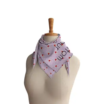 女士個人化奢華真絲圍巾 時尚可訂製配件 10 最佳銷售 寶仕迪絲巾 - №2