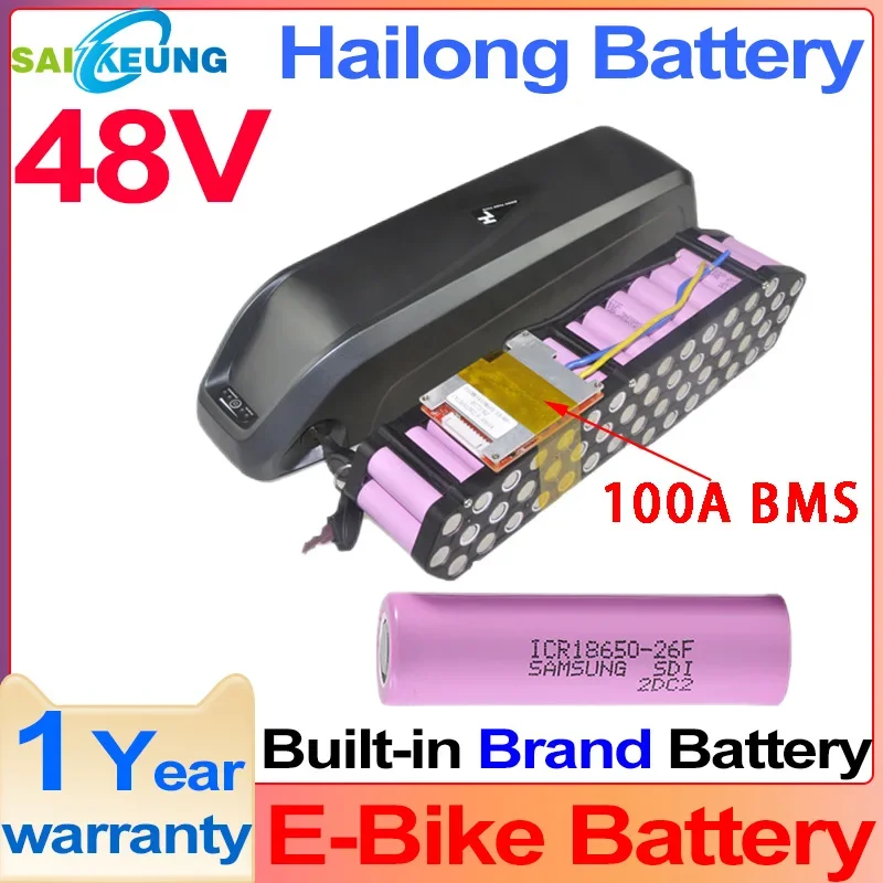 48V Bafang 1000W Motor Kit Accu 20Ah 30AH 50 60AH 40ah Elektrische Fiets Accu 30ah E-bike Hailong Accu 48V 2000w Lithium Battery