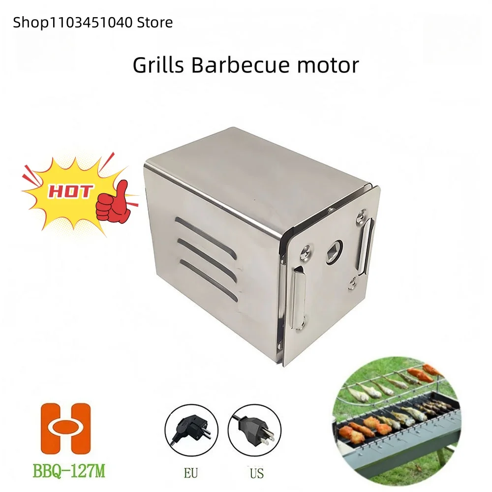 

Мотор для барбекю BBQ-127M Грили Мотор для барбекю 220 В/110 В Открытый электрический двигатель для жарки из нержавеющей стали