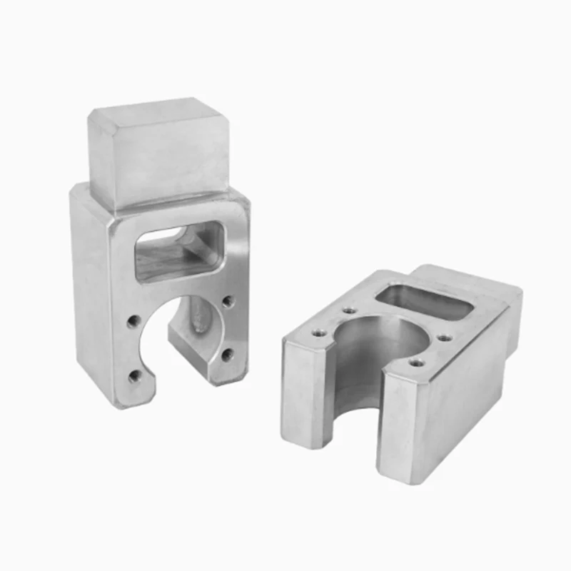 

Custom CNC machined aluminum alloy precision mechanical fixing clamp Custom multi-functional mechanical mounting block