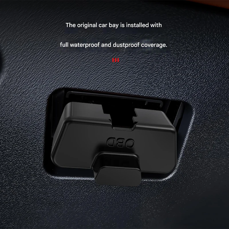 Suitable for Leapmotor C10 2024 2025 2026 car computer diagnostic interface OBD silicone protective cover dust cover accessories