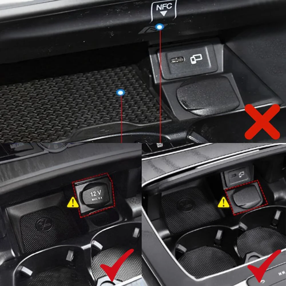 Phone Holder Fast Charging Plate Adapter 15w Wireless Charger For Mercedes Benz W213 E-Class E200 E300 E260 2017 Car Accessories