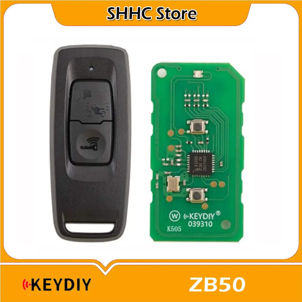 

KEYDIY KD ZB50 Universal Smart Remote Key 2 Buttons for Honda K2S-Style Smart Motorcycle Remote Key for KD X2 Programmer