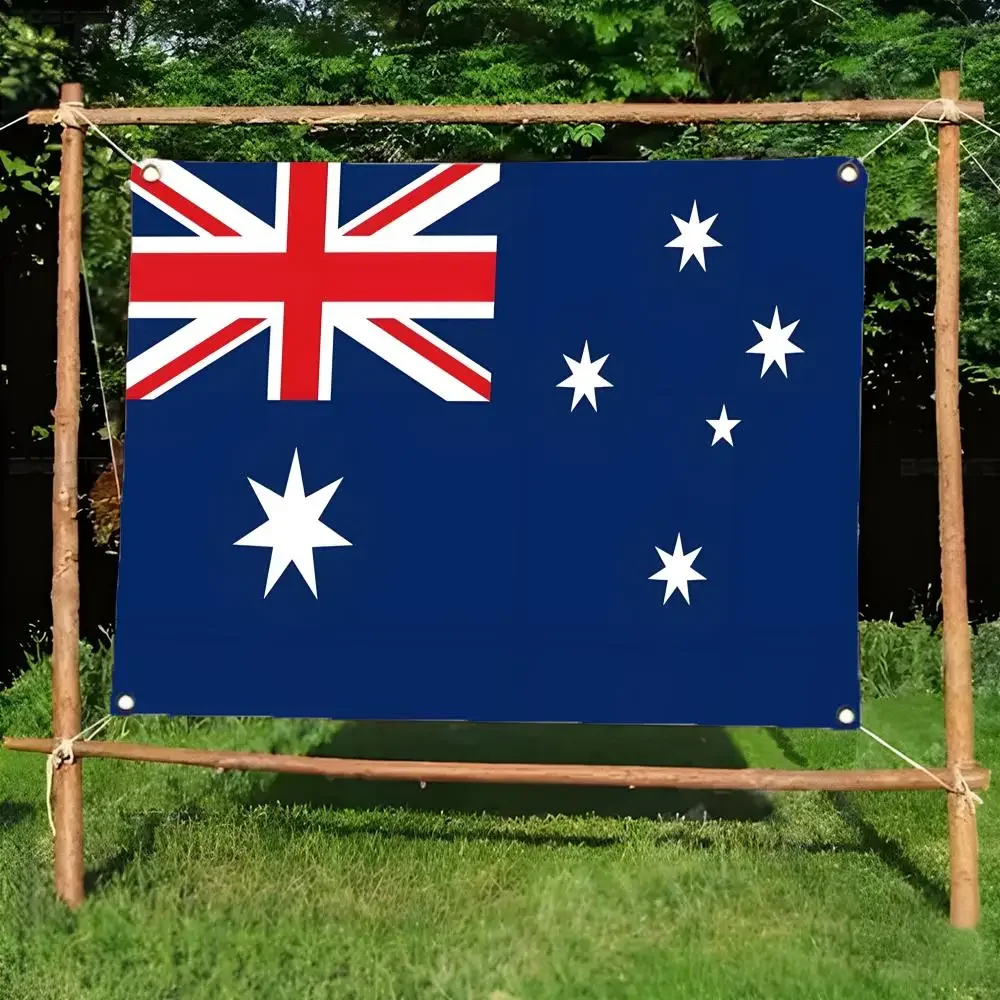 country national Flags of Australia Flags Borderless four-ring ornament indoor outdoor decoration effortless to hang